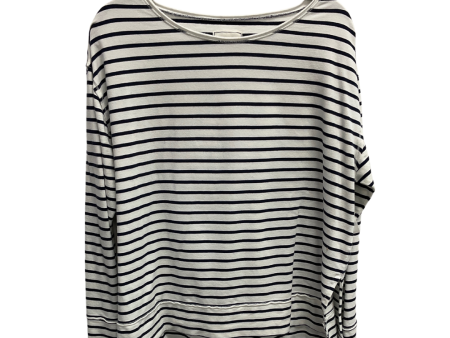 Top Long Sleeve Basic By Clothes Mentor In Striped Pattern, Size: M For Cheap