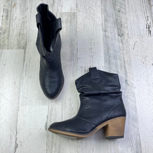 Boots Ankle Heels By Clothes Mentor In Black, Size: 9 Online Hot Sale