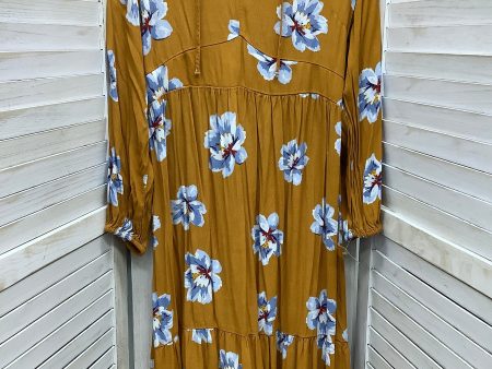 Dress Casual Maxi By Old Navy In Yellow, Size: L For Discount