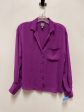 Blouse Long Sleeve By Worthington In Purple, Size: M For Discount