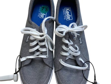 Shoes Flats By Keds In Grey, Size: 7.5 For Cheap