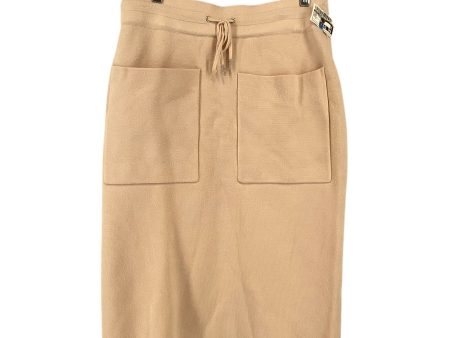 Skirt Midi By Elie Tahari In Cream, Size: S For Cheap