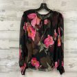 Blouse Long Sleeve By White House Black Market In Black, Size: Mp on Sale