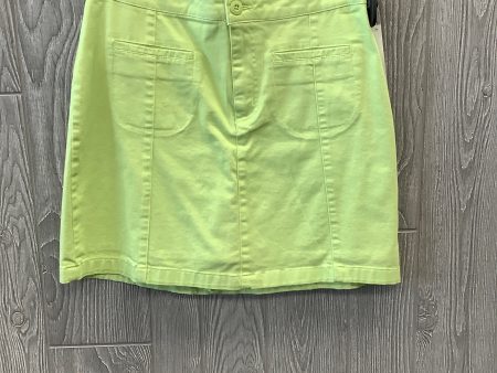 Skirt Midi By Bill Blass In Green, Size: 8petite Hot on Sale