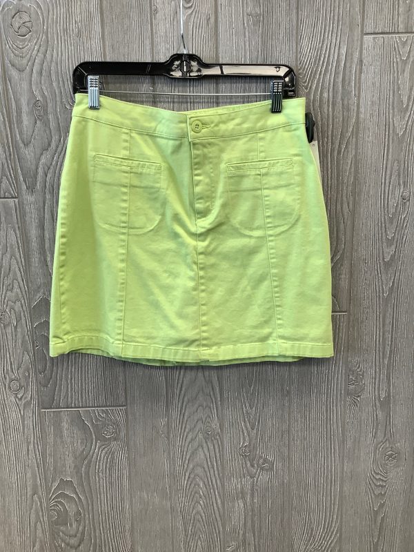 Skirt Midi By Bill Blass In Green, Size: 8petite Hot on Sale