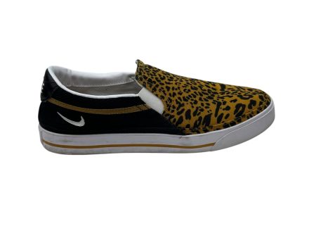 Shoes Flats By Nike In Animal Print, Size:8 Hot on Sale