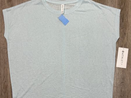 Top Short Sleeve Basic By Athleta In Blue, Size: Xs Online Hot Sale