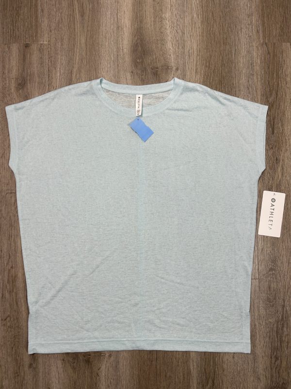 Top Short Sleeve Basic By Athleta In Blue, Size: Xs Online Hot Sale