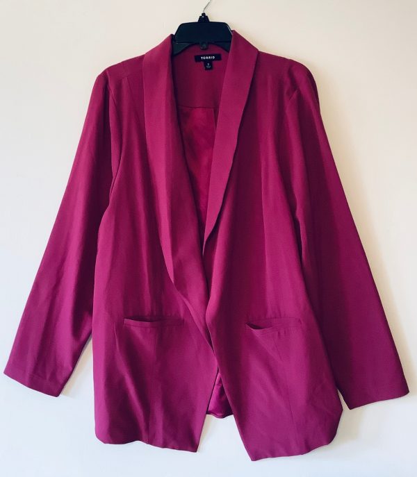 Blazer By Torrid In Pink, Size: 2x Supply