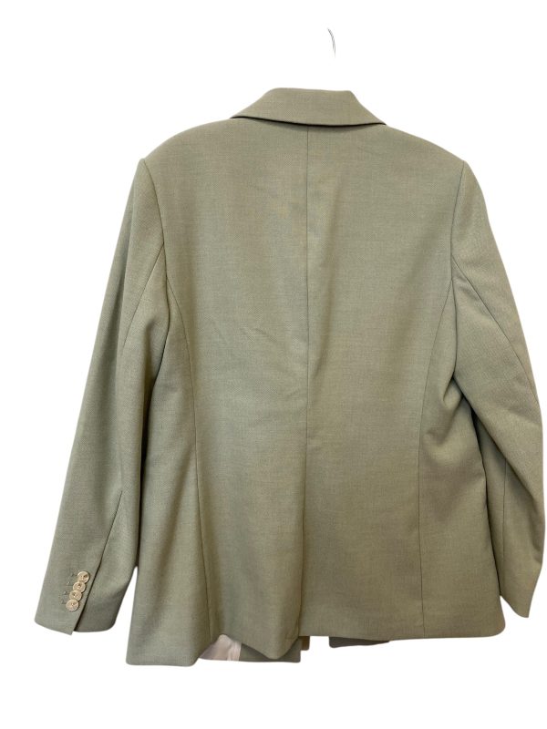 Blazer By H&m In Green, Size: L Online Hot Sale