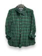 Blouse Long Sleeve By Tommy Hilfiger In Plaid Pattern, Size: L Online