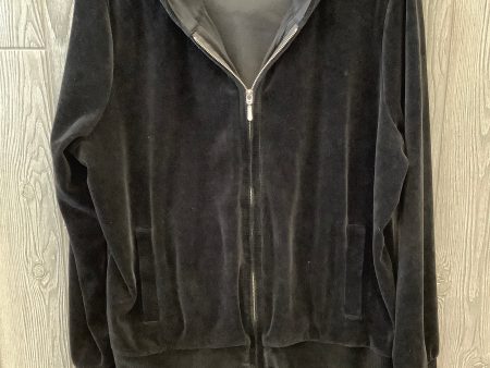 Athletic Jacket By Jones New York In Black, Size: 1x For Discount