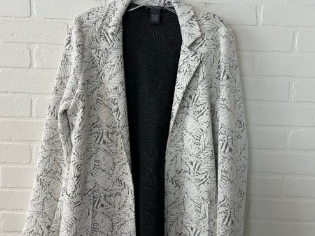 Blazer By Chelsea And Theodore In Grey & White, Size: S Online Hot Sale