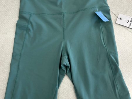 Athletic Shorts By Nine West In Teal, Size: L Fashion