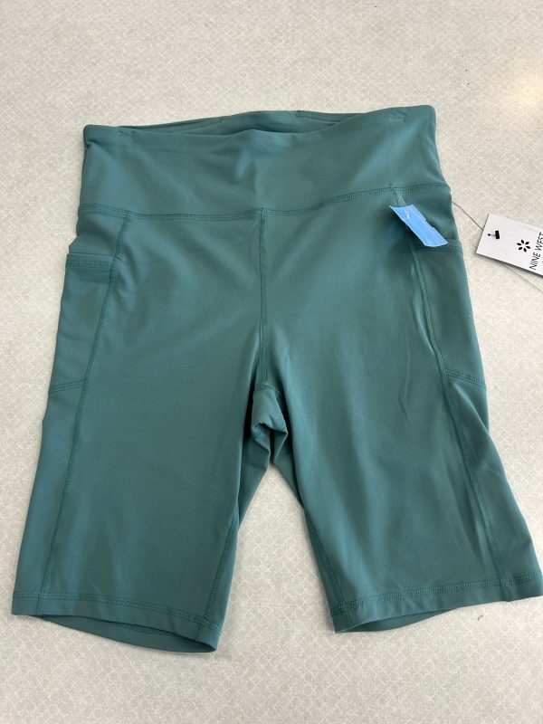 Athletic Shorts By Nine West In Teal, Size: L Fashion