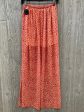 Skirt Maxi By Clothes Mentor In Orange, Size: S Fashion