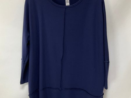 Top 3 4 Sleeve By Spanx In Navy, Size: M Online Sale