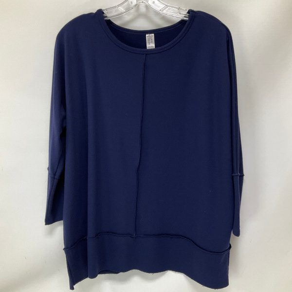 Top 3 4 Sleeve By Spanx In Navy, Size: M Online Sale