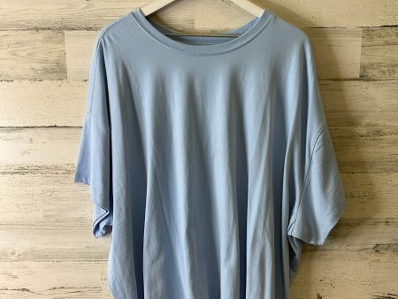 Top Short Sleeve Basic By Old Navy In Blue, Size: 4x Online now