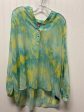 Top Long Sleeve By Vince Camuto In Blue & Green, Size: 1x For Discount