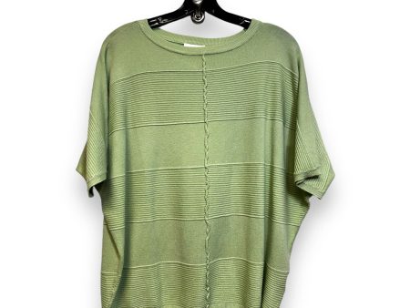 Sweater Short Sleeve By Clothes Mentor In Green, Size: L For Discount