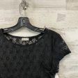 Blouse Short Sleeve By Free People In Black, Size: M For Sale