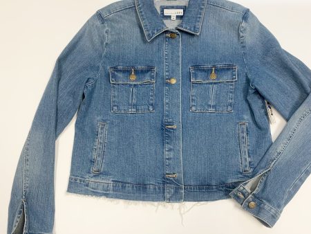 Jacket Denim By Loft In Blue Denim, Size: M Cheap