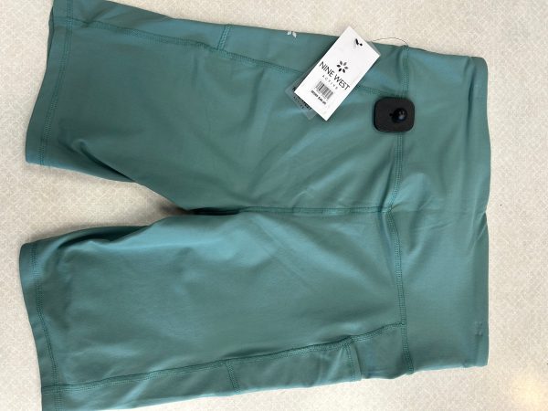 Athletic Shorts By Nine West In Teal, Size: L Fashion