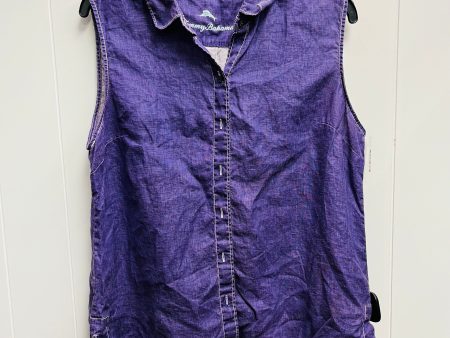 Top Sleeveless By Tommy Bahama In Purple, Size: L Online now