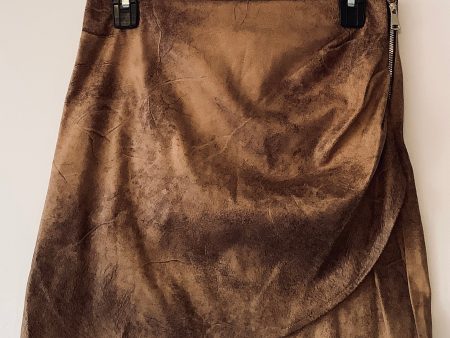 Skirt Mini & Short By Cmf In Brown, Size: M Hot on Sale