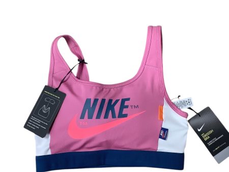 Athletic Bra By Nike Apparel In Blue & Pink, Size: S For Discount