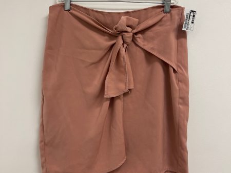 Skirt Midi By Banana Republic In Pink, Size: 8 Online