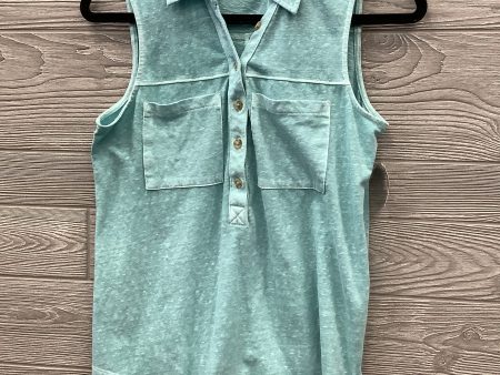 Top Sleeveless By Sonoma In Blue, Size: S Online now