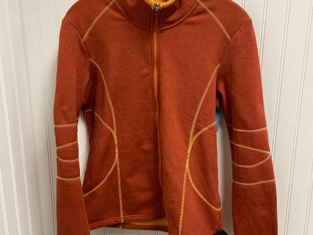 Athletic Jacket By Athleta In Orange, Size: M For Discount