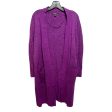 Wool Blend Sweater Cardigan By Banana Republic In Purple, Size: M Fashion