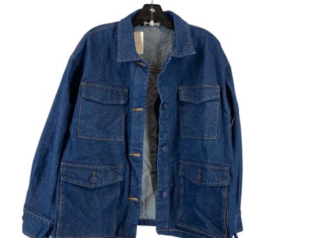 Jacket Denim By Clothes Mentor In Blue Denim, Size: M Hot on Sale