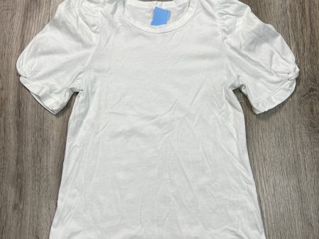 Top Short Sleeve Basic By A New Day In White, Size: Xs Online Hot Sale