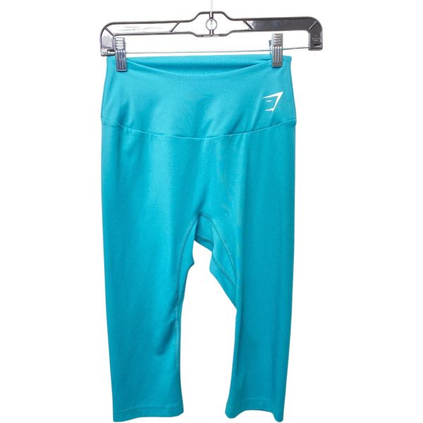 Athletic Leggings Capris By Gym Shark In Aqua, Size: M Online