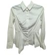 Asymmetric Button-Down Shirt By White House Black Market In White, Size: 0 Online Hot Sale