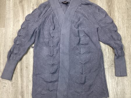 Cardigan By Express In Blue, Size: M Sale