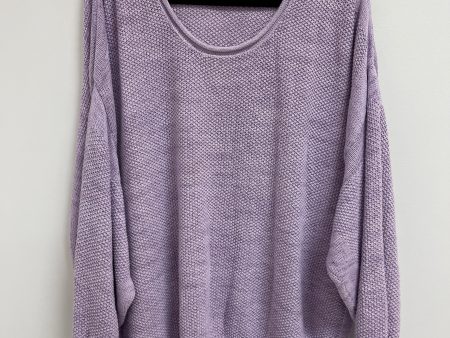 Sweater By Terra & Sky In Purple, Size: 2x Cheap