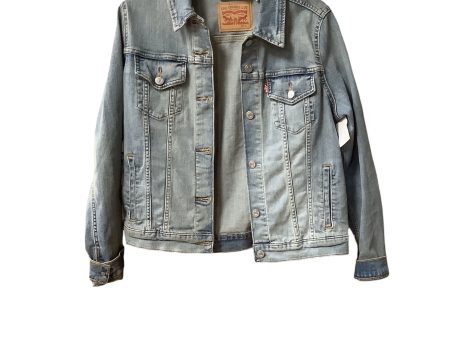 Jacket Denim By Levis In Blue Denim, Size: L Online