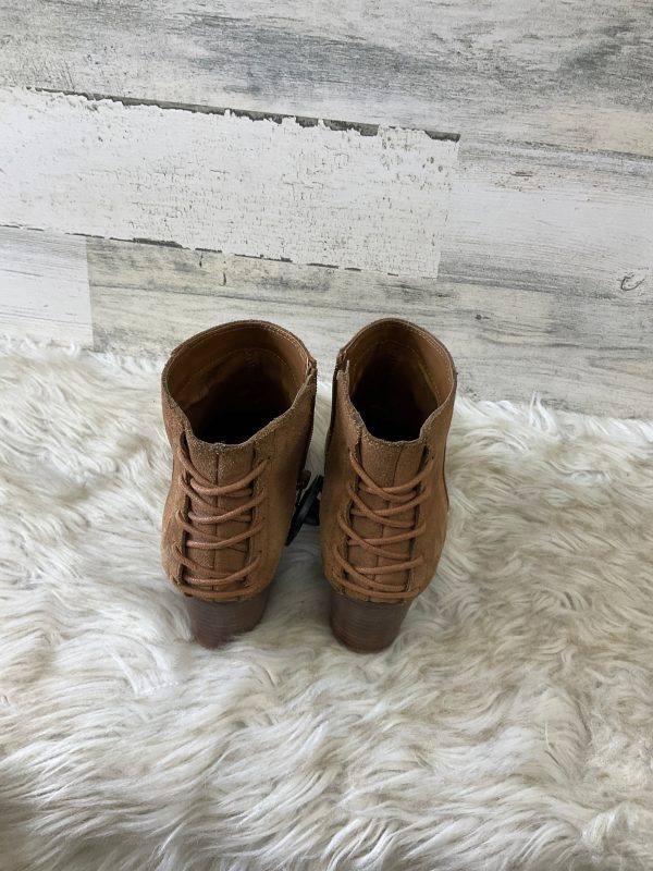 Boots Ankle Heels By Aldo In Brown, Size: 6.5 Hot on Sale