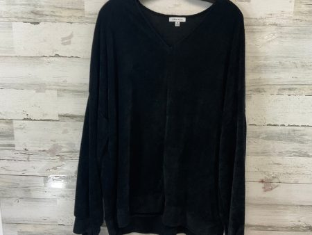 Top Long Sleeve By White Birch In Black, Size: 3x on Sale