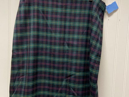 Skirt Midi By Talbots In Plaid Pattern, Size: 8 For Cheap