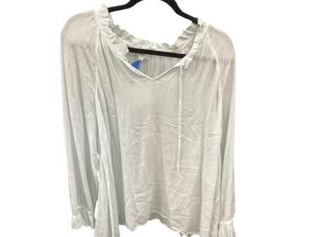 Top Long Sleeve By Wonderly In Blue, Size: Xl on Sale