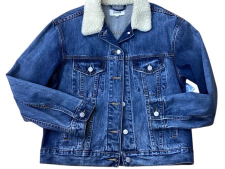 Jacket Denim By Clothes Mentor In Blue Denim, Size: L Supply