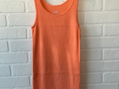 Top Sleeveless Basic By J. Crew In Orange, Size: S Supply