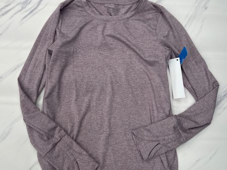 Athletic Top Long Sleeve Crewneck By Athleta In Purple, Size: Xs Discount