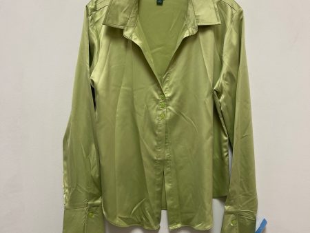 Blouse Long Sleeve By Wild Fable In Green, Size: L Online now